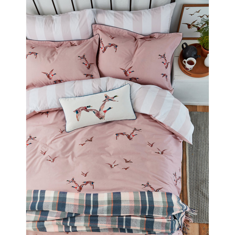 JOULES Flying Mallards 180 TC Duvet Cover Set Wayfair.co.uk